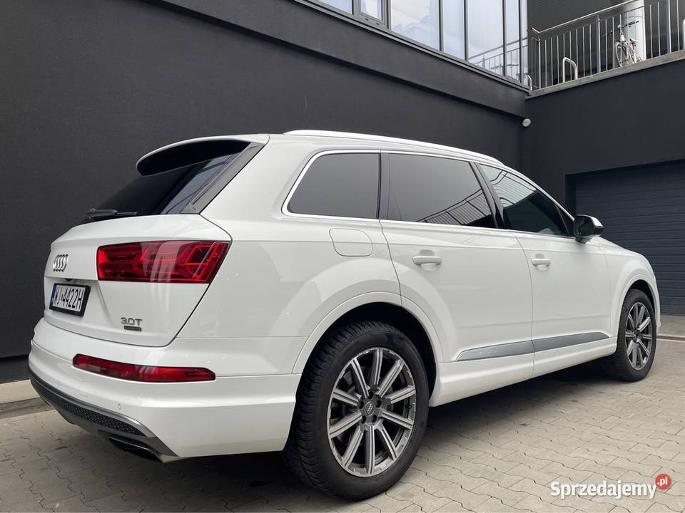 Audi Q7 2016 30 333 7osób premium plus czarny 110000km lubelskie Lublin