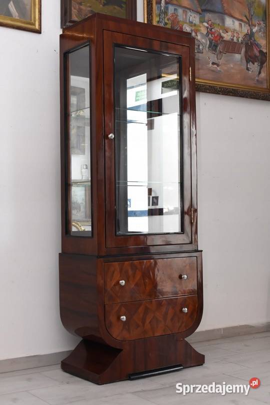 Witryna Art Deco Gablotka Serwantka Salon Kraków sprzedam