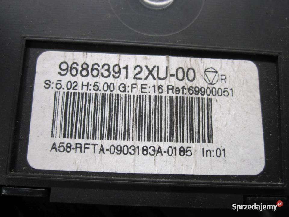 CITROEN C3 PICASSO 09r panel klimatyzacji