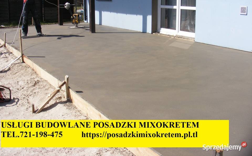 WYLEWKI BETONOWE PODŁOGOWE POD TARASY I ALTANKI Warszawa