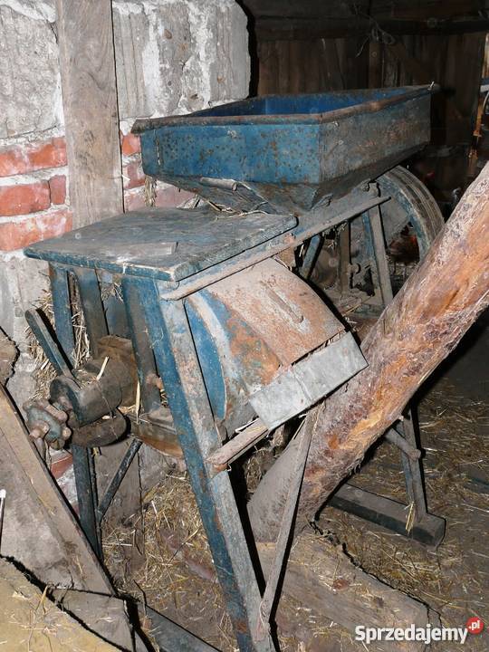 Śrutownik kamienny do zboża stary wielkopolskie Donaborów sprzedam