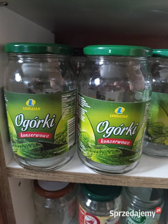 Słoiki i butelki na przetwory domowe ogórki małopolskie Kraków