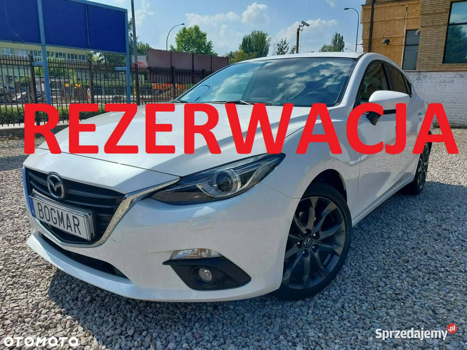 Mazda 3 SALON pierwszy wł BIAŁA PERŁA Ksenony Warszawa