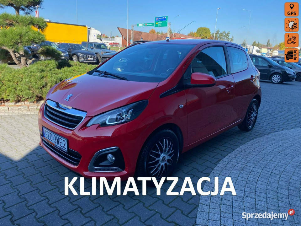 Peugeot 108 led KLIMA NAVI bluetooth tempomat Żory sprzedam