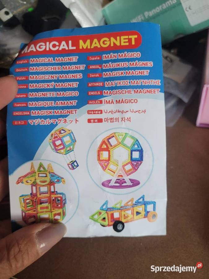 Klocki magnetyczne nowe kolorowy Zabawki Witkowo