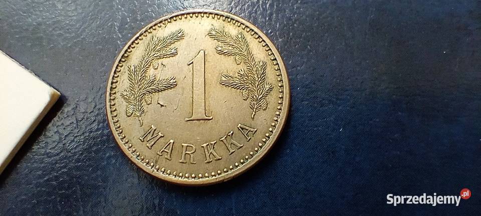 Stare monety 1 marka 1924 Finlandia