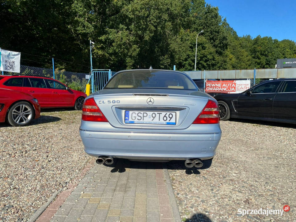 Mercedes CL 500 50 v8 gaz unikat piękny kolor kurtyny powietrzne