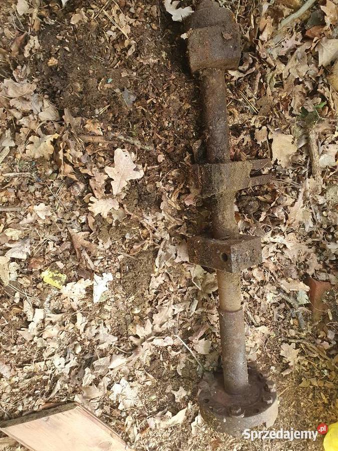 Stary wał napędowy metalowy do maszyny Antyki Warszawa