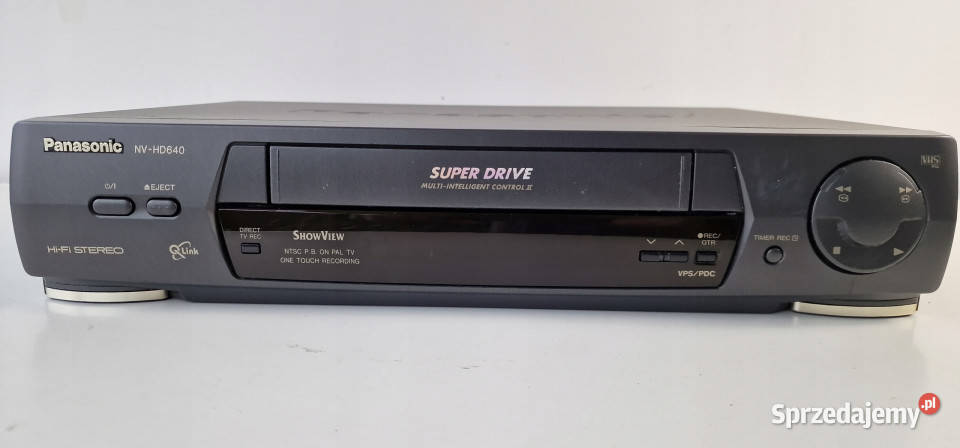 Video magnetowid Panasonic NVHD640 VHS NV HD 640 Magnetowidy Międzychód