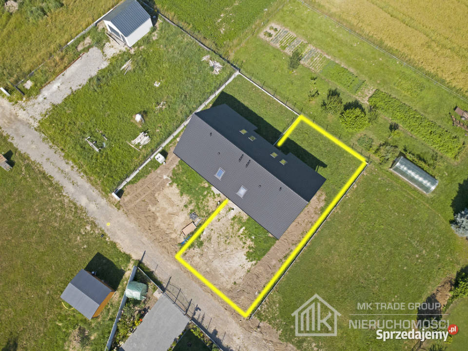 Nowy dom w zabudowie bliźniaczej KłajTargowisko pustak Targowisko