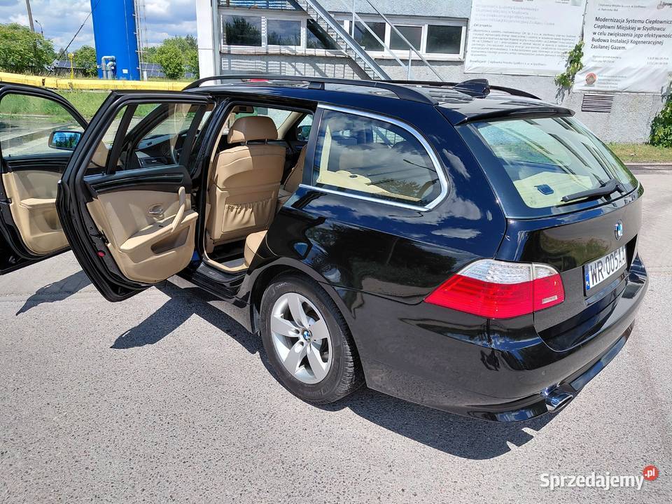 BMW 520d E61 Super stan Skóra Navi Automat mazowieckie Szydłowiec