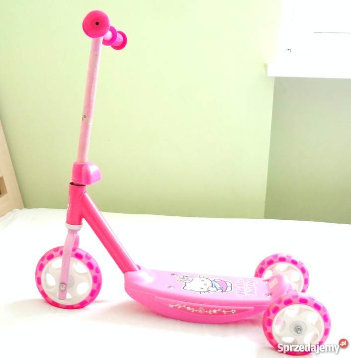 Hulajnoga trzykołowa 3 kołowa dziewczynki HELLO Bydgoszcz sprzedam