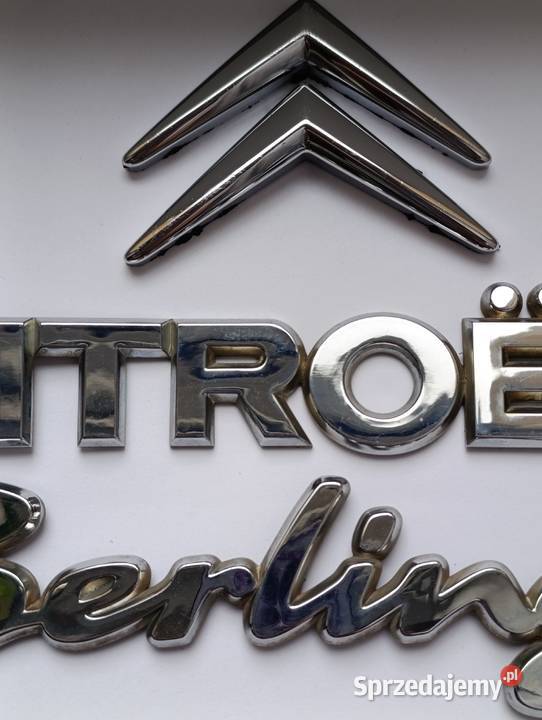 Napis emblemat Citroen Berlingo I 9702r kujawsko-pomorskie