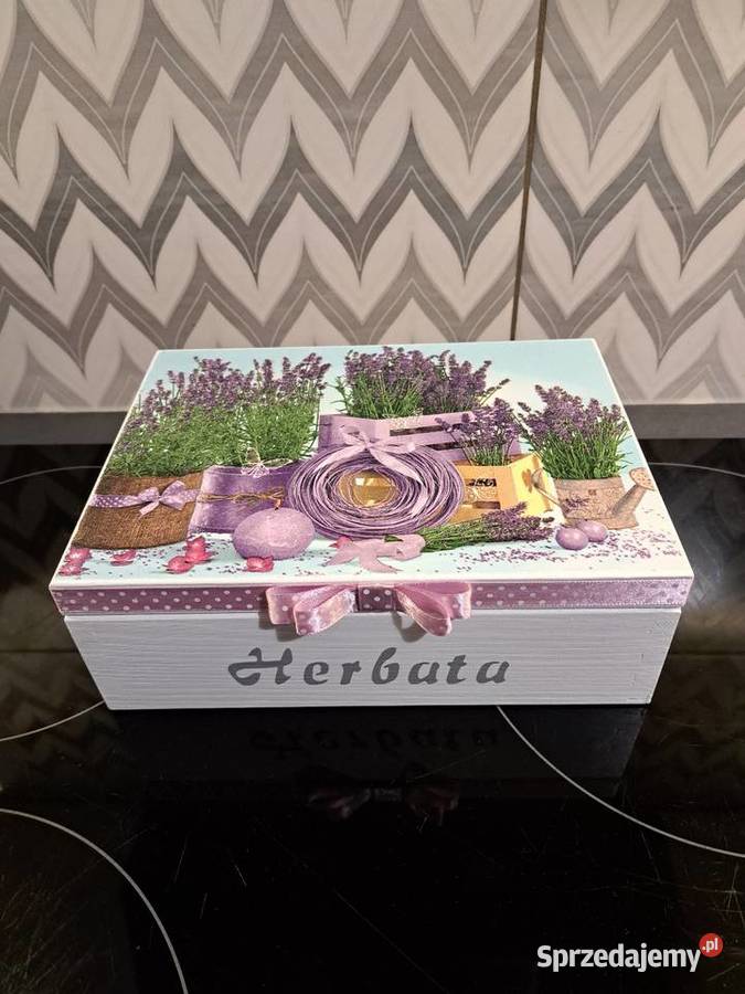 Herbaciarka 6 lawenda różne wzory decoupage Kędzierzyn-Koźle sprzedam