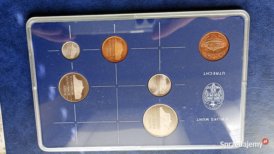 Stare monety 1982 set menniczy 5 monet i żeton Lesko
