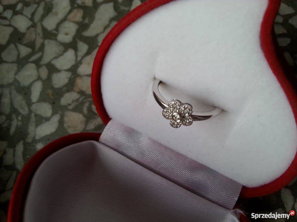 Pierścionek z brylantami złote Pierścionki Katowice