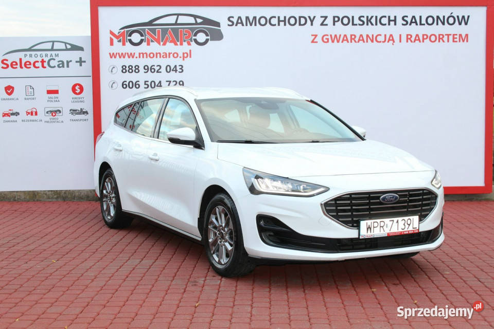 Ford Focus TITANIUM EcoBoost Salon Polska 2023 klimatyzacja Włocławek