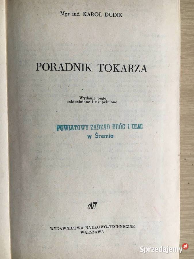 Poradnik Tokarza