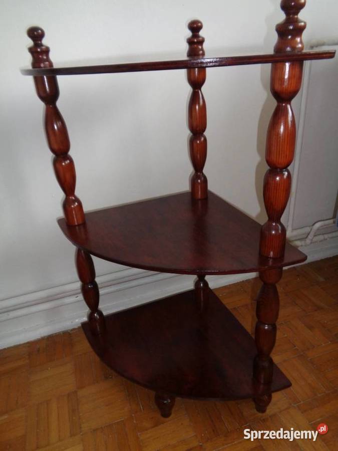 Regalik narożny sosnowy Puszczykowo