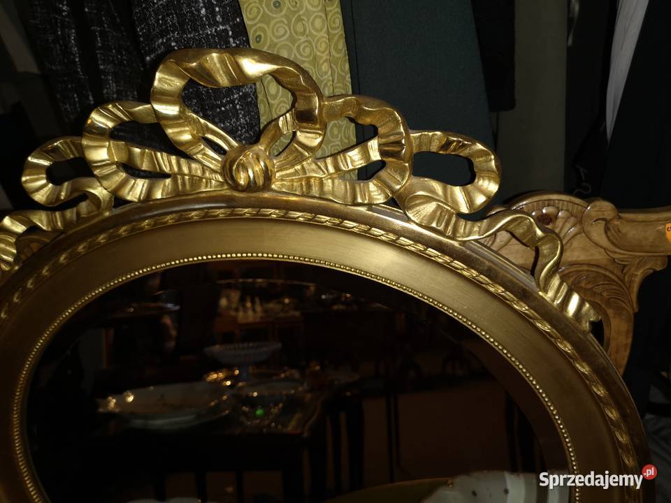 Lustro zlote z koroną