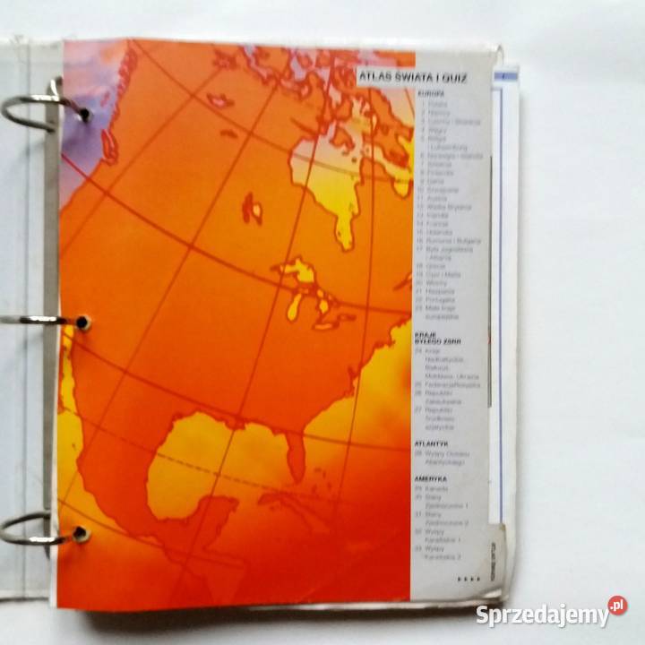 Świat Wiedzy Tom 7 Atlas Świata i Quiz encyklopedie, słowniki, leksykony Łódź