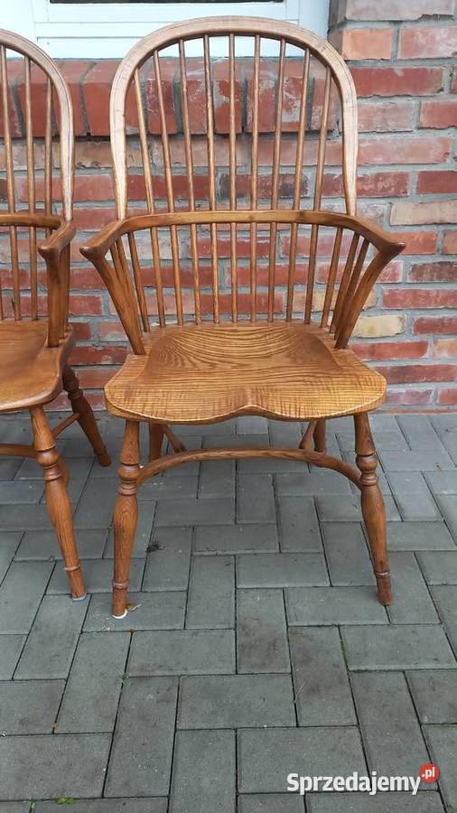 Fotele drewniane 3 sztuki rustykalne 641 zachodniopomorskie sprzedam