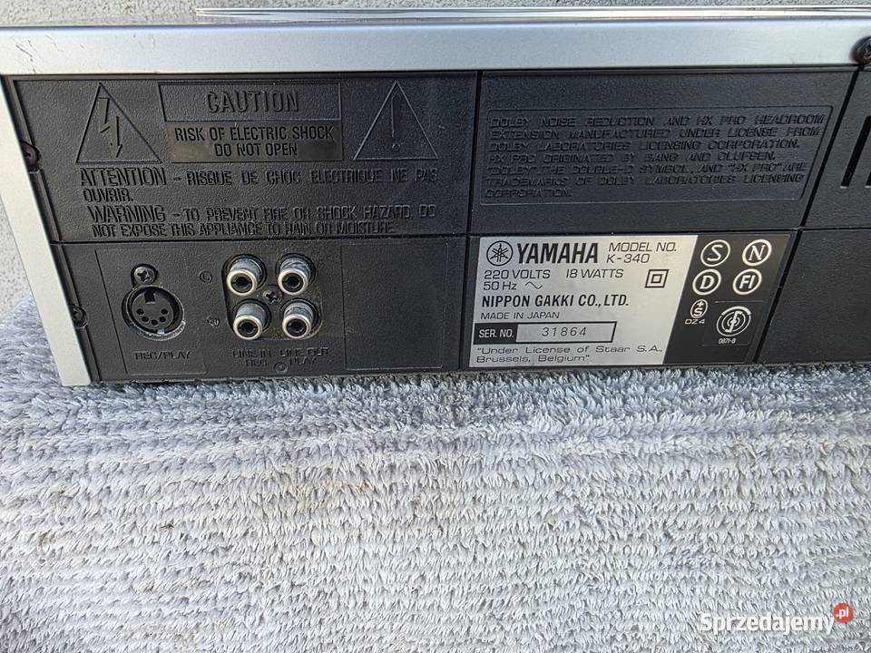 yamaha k340 deck Chełm Śląski