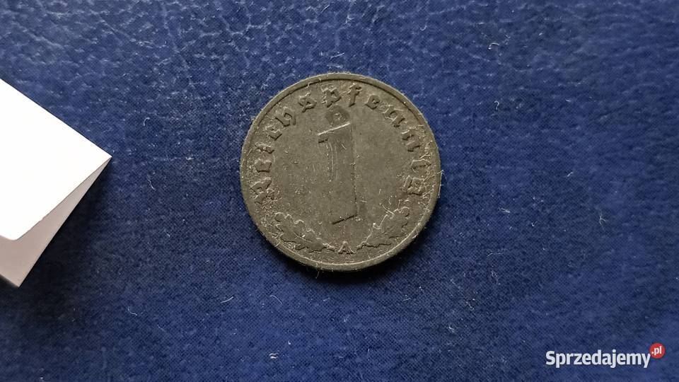 Stare monety 1 fenig 1940 Niemcy Lesko
