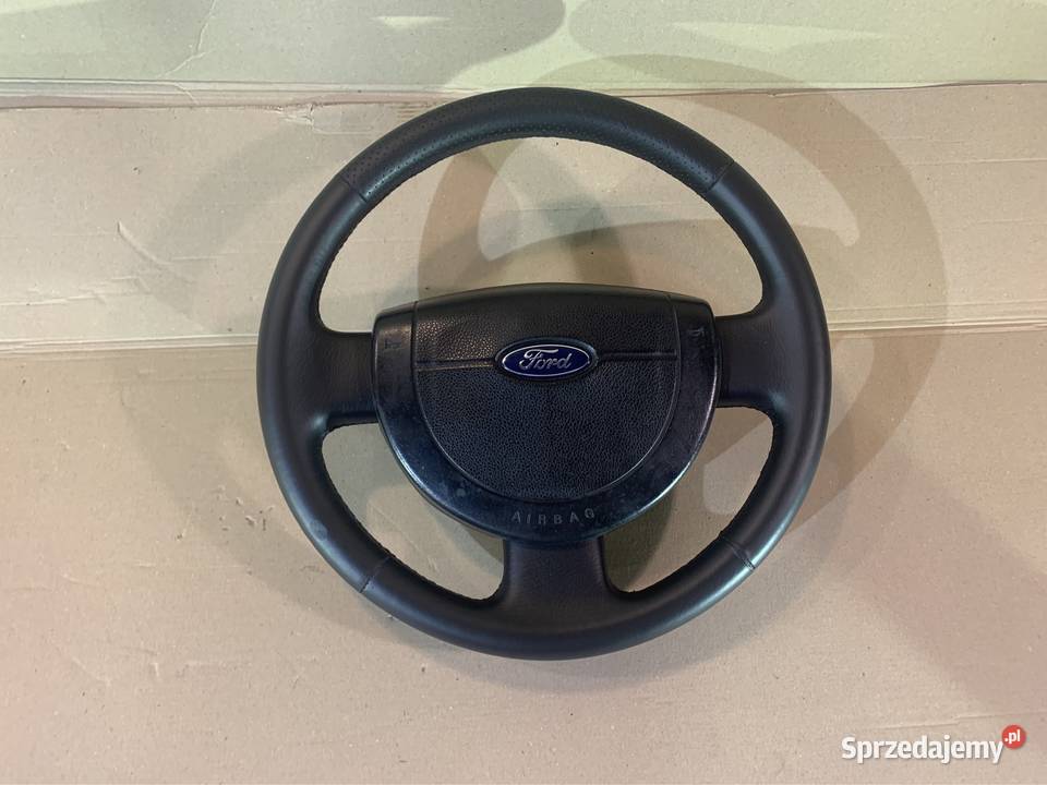 Ford fiesta mk6 fusion kierownica airbag skóra kierownice Szczecin