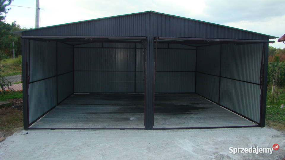GrzywStal Garaż Blaszany 6x6 CZARNY blaszak Radomsko sprzedam