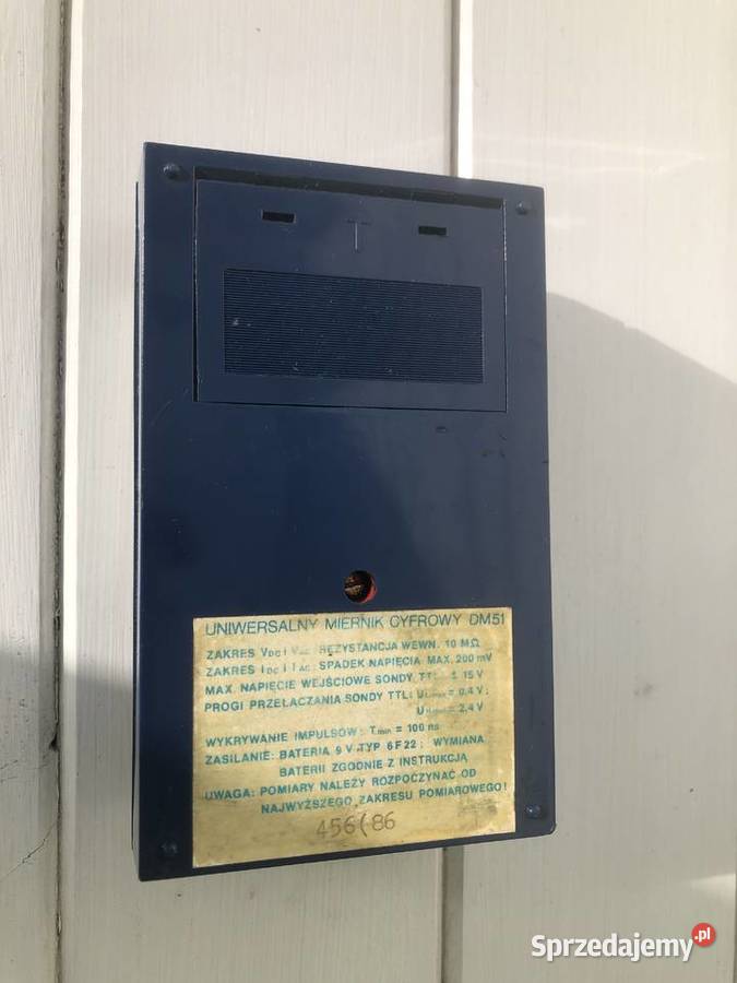 Miernik cyfrowy DM51 Polmed kolekcjonera śląskie Jaworzno