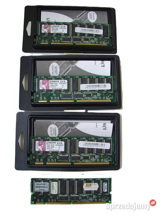Pamięć Ram Kingston KVR133X72RC3512 komplet 4 Łódź sprzedam