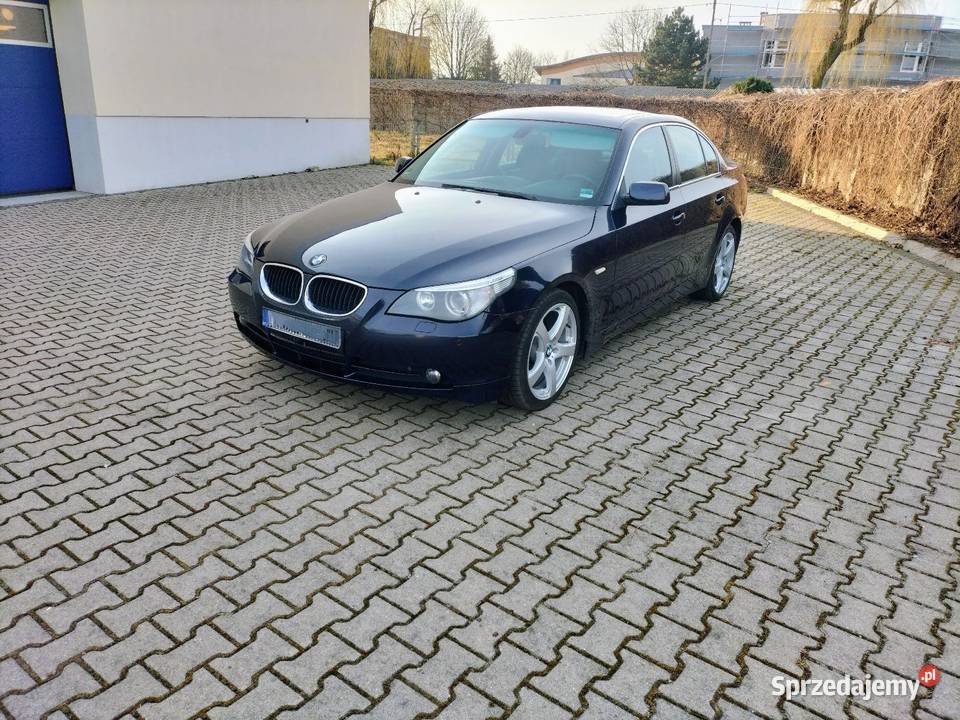 BMW E60 2005r m54b22 170szyberdach ładna lakier metallic wielkopolskie Gołuchów