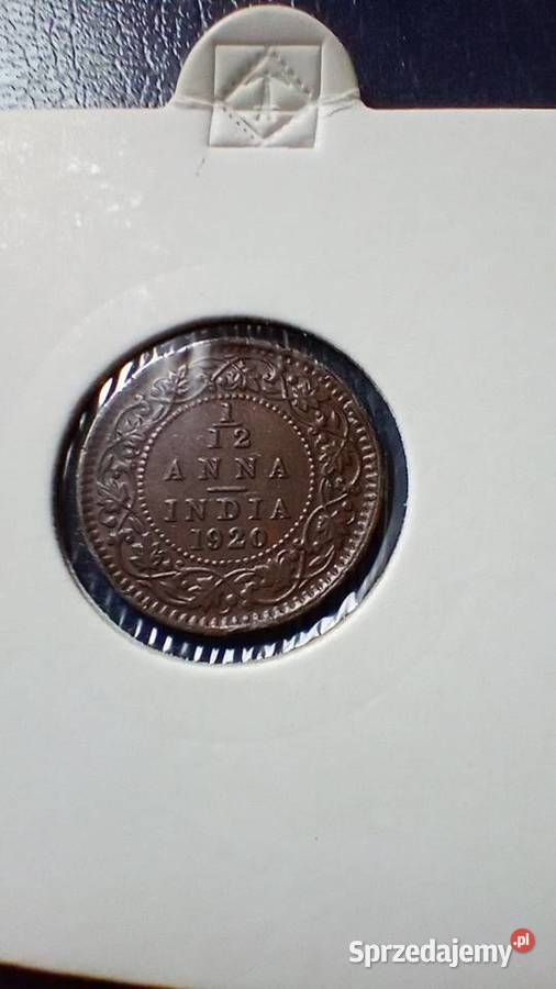 Stare monety 112 anny 1920 Indie Brytyjskie Lesko