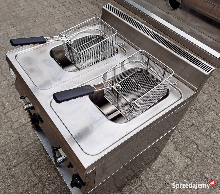 FRYTOWNICA GAZOWA 2 KOMORY 2X8L TECNOINOX M1810N Gastronomia Nowe Skalmierzyce sprzedam