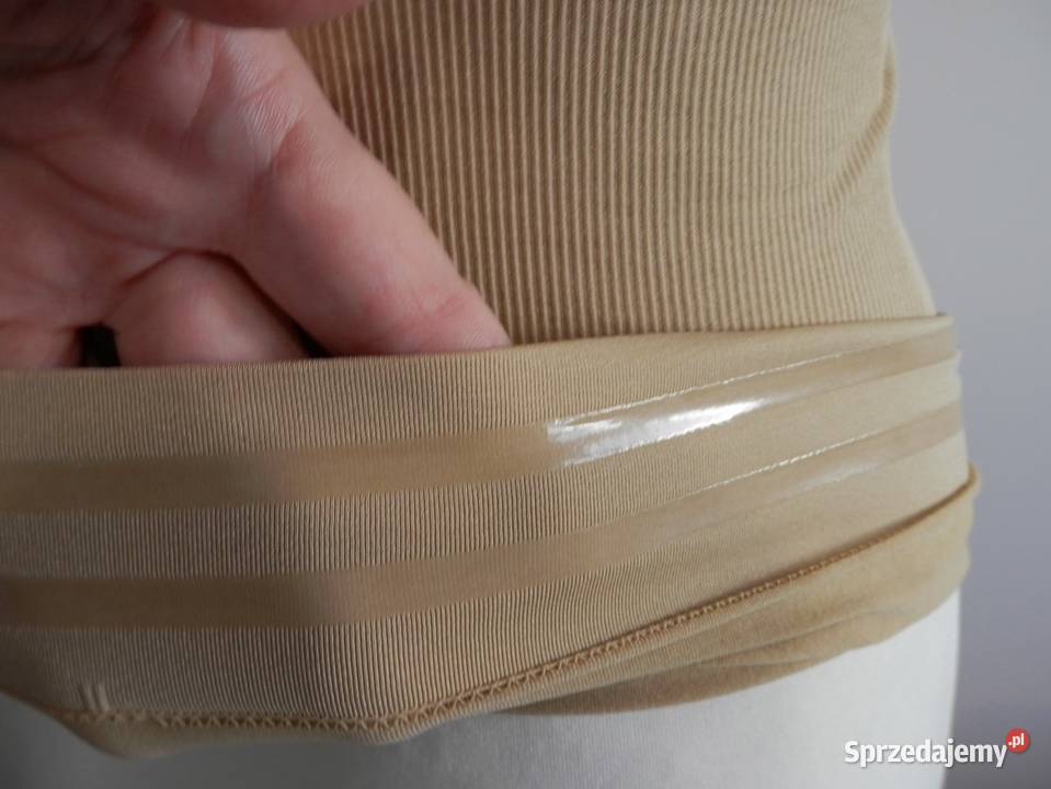 Koszulka Bieliźniana Modelująca Talię Bezszwowa Łomża