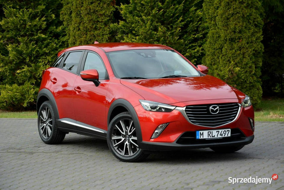 Mazda CX3 Skóry Navi Kamera Head Up Ledy Xenon światła przeciwmgielne