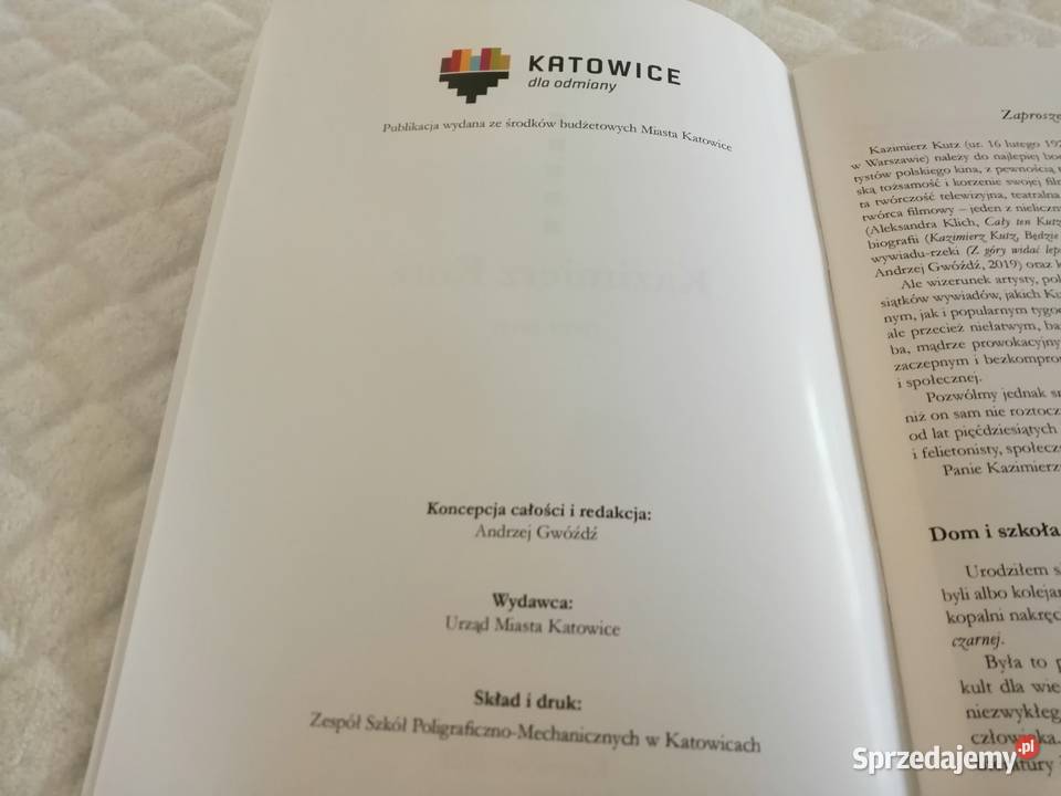 Kazimierz Kutz 19292018 Andrzej Gwóźdź 2021 śląskie Czeladź sprzedam
