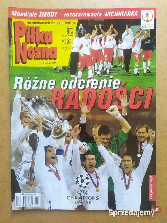 Tygodnik Piłka Nożna rocznik 2002 Łódź