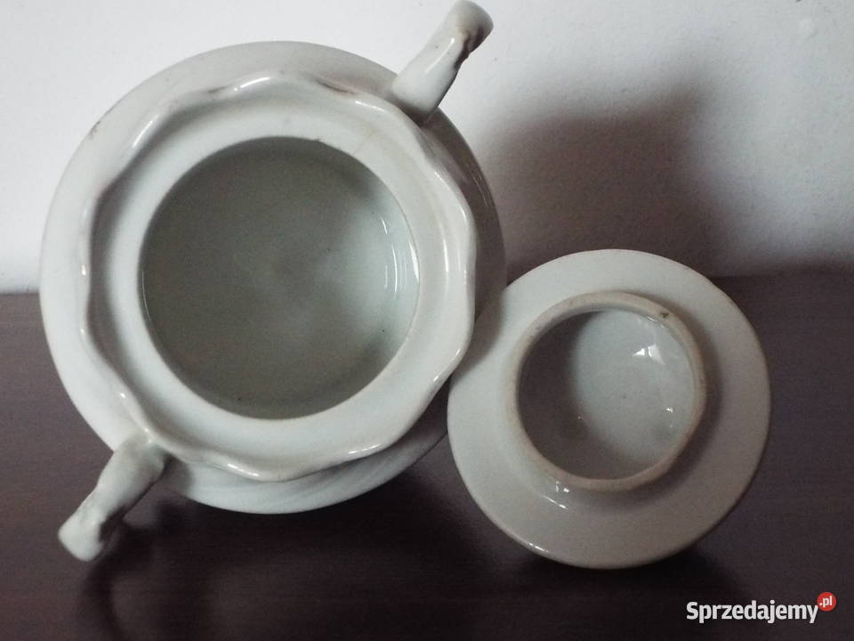 Cukiernica z białej porcelany Będzin