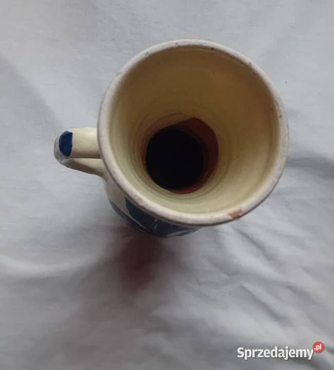 Ceramiczny dzbanek ręcznie zdobiony Korond Koźminek