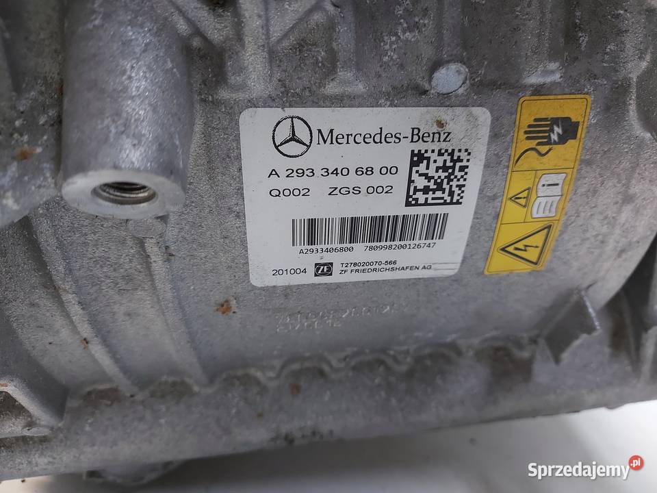 Mercedes EQC 400 W293 SILNIK ELEKTRYCZNY PRZÓD osobowe dolnośląskie
