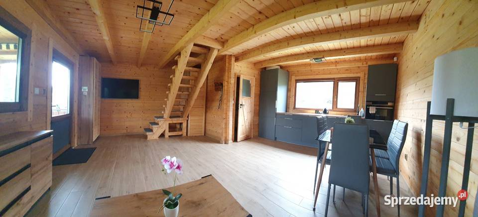 Domki domek z bala plaży jezioro Głuszyńskie Pozostałe Orle