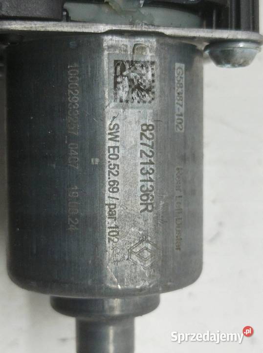 MECHANIZM SZYBY LEWY TYŁ EU 827213136R Dacia Mechanizmy opuszczania szyb sprzedam