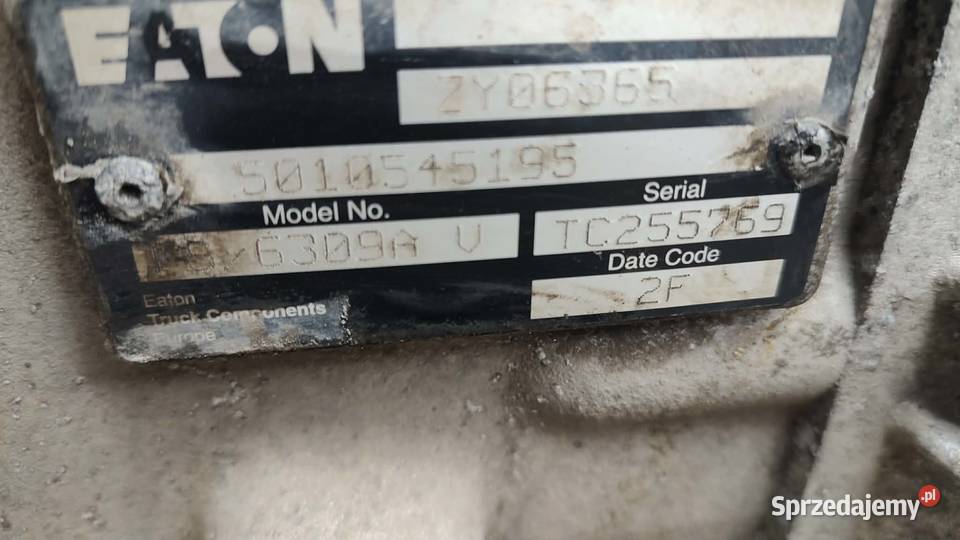 Skrzynia biegów ZY06365 Renault Midlum ciężarowe Książ Wielkopolski sprzedam
