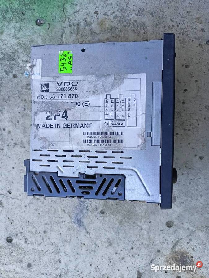 Radio samochodowe VDO CDR 500 Opel