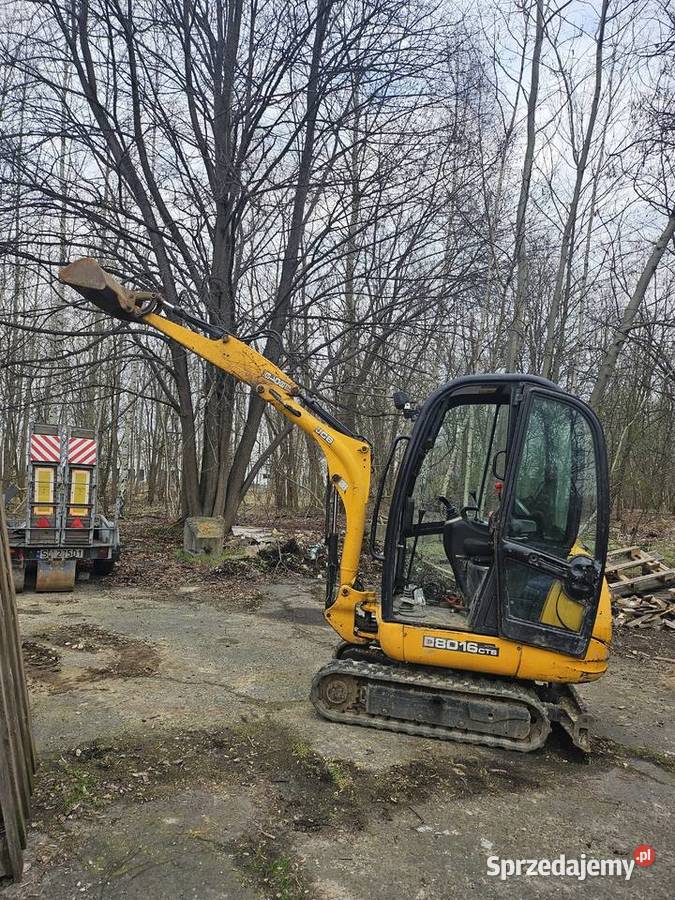 Minikoparka jcb 8016 2500 mht 2012r Chorzów