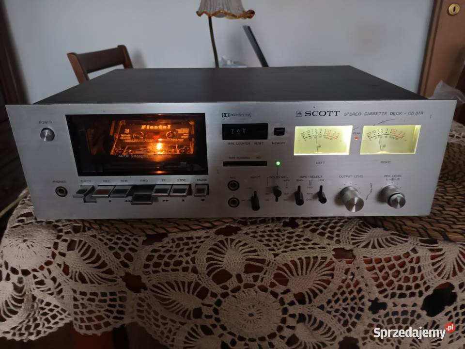 Magnetofon kasetowy Scott Cassete Deck CD87R Tychy sprzedam