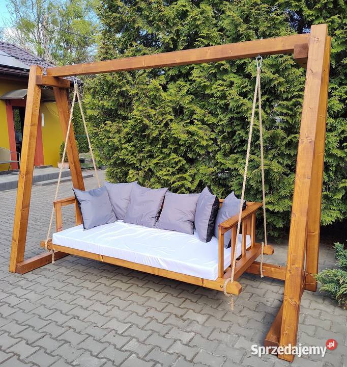Huśtawka ogrodowa łóżko ogrodowe bujanka Ozorków