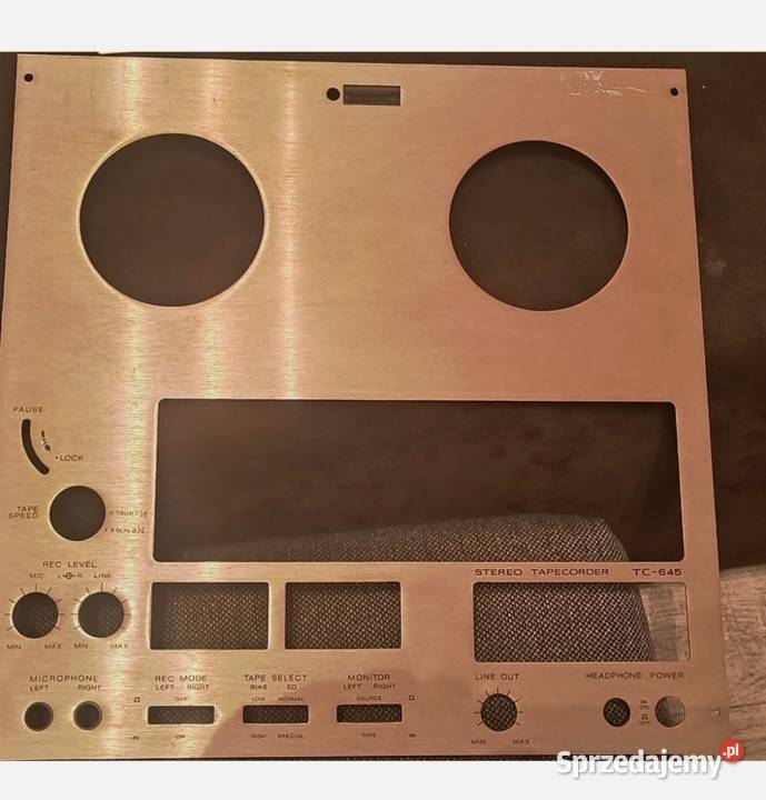 Front magnetofonu z polowego Sony TC645 Marki